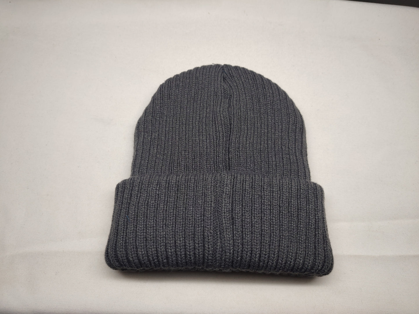 Metal badge Grey Beanie