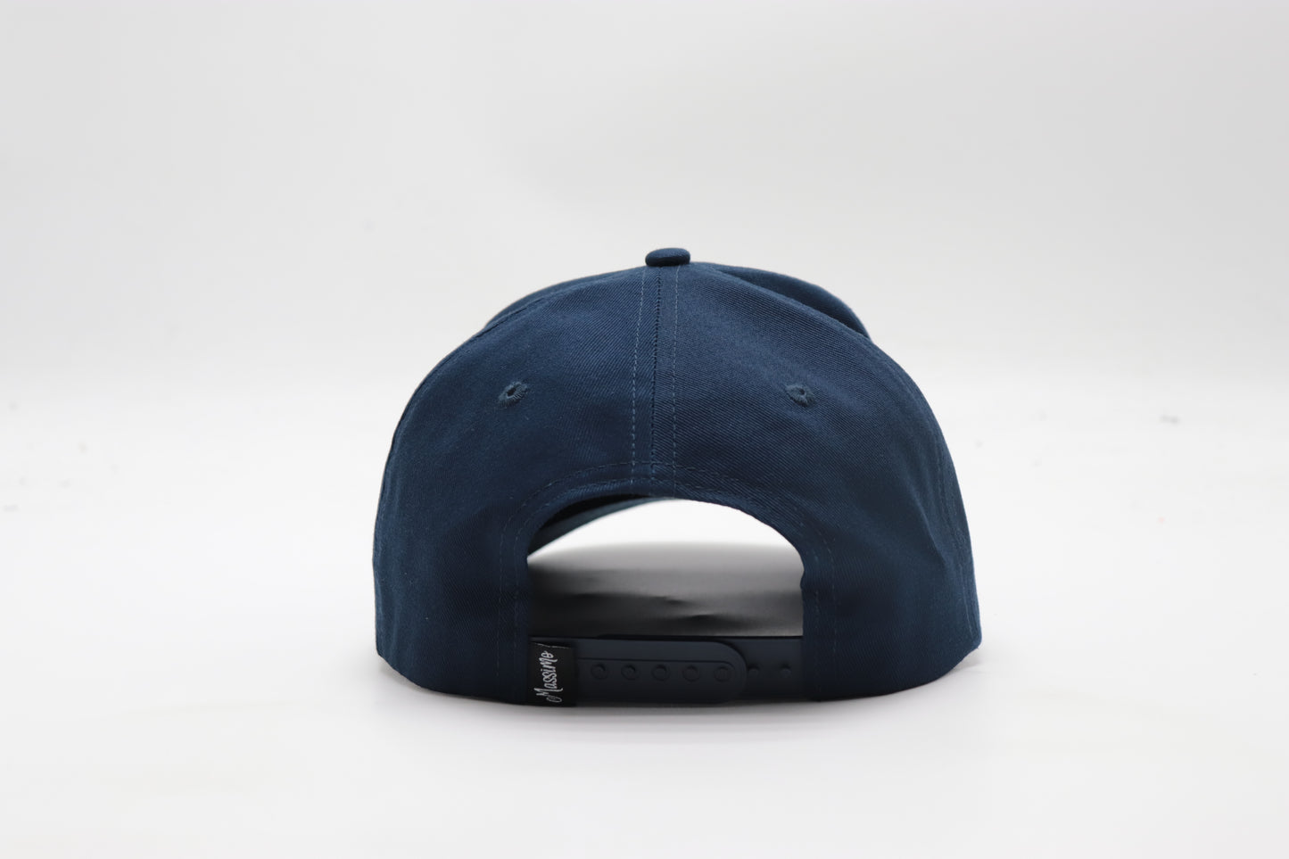 M Logo Navy Cap White Stitch Contrast