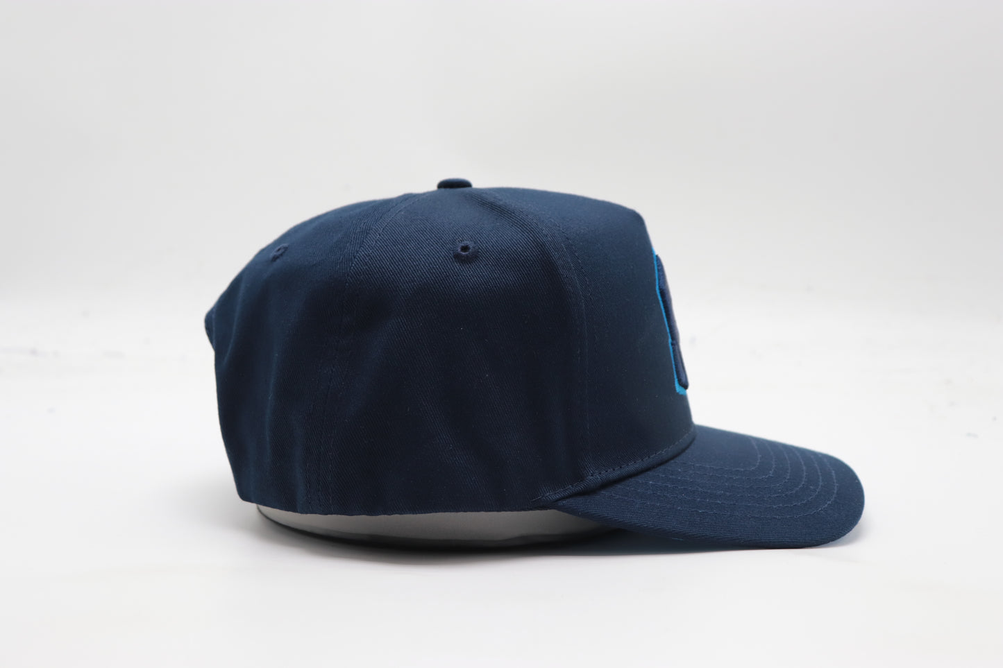 M Logo Navy Cap Light Blue Stitch Contrast